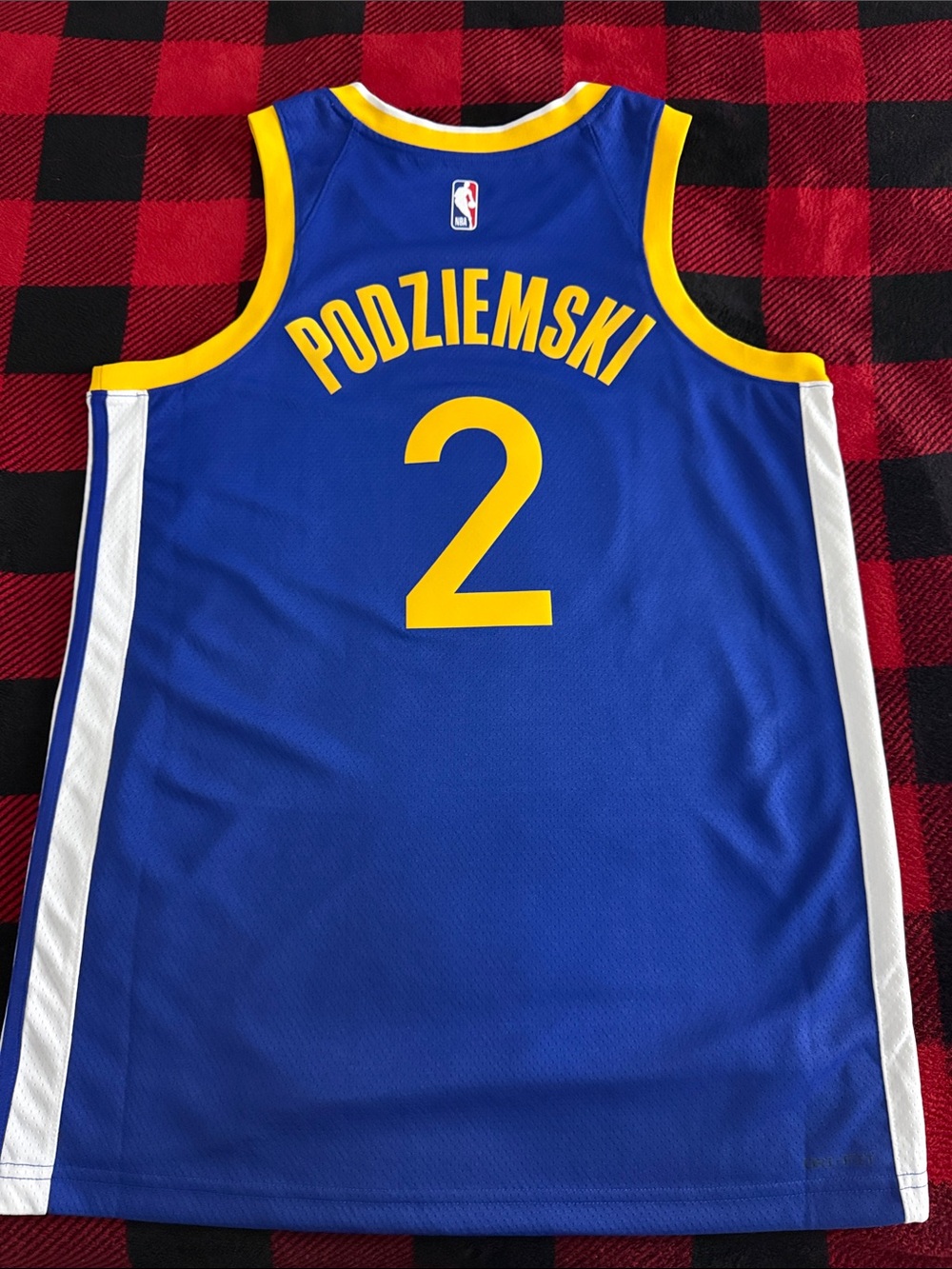 Golden State Warriors #2 Brandon Podziemski NBA Icon Edition Nike Jersey